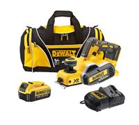 Dewalt DCP580 M1 18v XR Cordless Brushless Planer + 1 x 4.0ah Batt, Charger + Bag