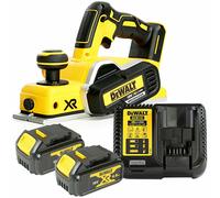 DeWalt DCP580N 18V XR Brushless Cordless Planer + 2 x 4Ah Batteries & Charger