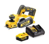 DeWalt DCP580N 18V XR Brushless Cordless Planer With 1 x 5Ah Battery & Charger