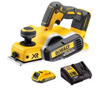 Dewalt DCP580N 18V XR Brushless Planer with 1 x 2.0Ah Battery & Charger