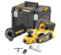 Dewalt DCP580N 18v XR Cordless Brushless Planer Bare + TSTAK 2 Case + Dust Bag