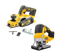 Dewalt Dcp580N 18V Xr Cordless Brushless Planer & Fence & Dcs334N Jigsaw Bare