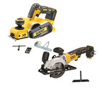 Dewalt DCP580N 18v XR Cordless Brushless Planer & Fence & DCS571N Circular Saw