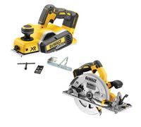 Dewalt Dcp580N 18V Xr Cordless Brushless Planer & Fence & Dcs572N Circular Saw