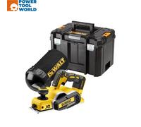 DeWalt DCP580NT 18v XR 82mm Brushless Planer Body Only Inc DWV9390-XJ Dust Ba...