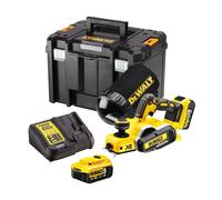 Dewalt DCP580P2 18v XR Cordless Brushless Planer + 2 x 5.0ah Batteries Dust Bag