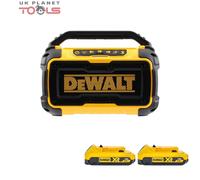 DeWalt DCR011 18V XR Premium Bluetooth Speaker With 2 x 2.0Ah Batteries