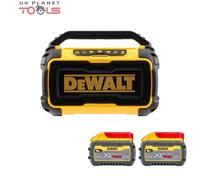 DeWalt DCR011 54V XR Premium Bluetooth Speaker With 2 x 9.0Ah Batteries