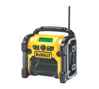 DEWALT DCR019-QW DCR019-QW-Radio Compacto XR, Black/Yellow - EU 2 pin version