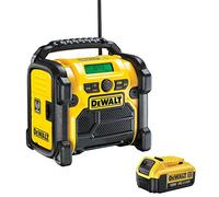 Dewalt DCR020 240V Compact DAB Radio with 1 x 4.0Ah Battery