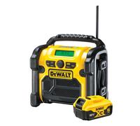 Dewalt Dcr020Kit5 10.8 / 14.4 / 18V Xr Li-Ion Dab+ Compact Radio Inc 1X 5.0Ah Battery