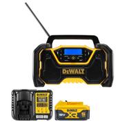 Dewalt Dcr029 18V Compact Dab & Bluetooth Radio With 1 X 5Ah Battery & Charger
