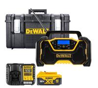 Dewalt Dcr029 18V Compact Dab & Bluetooth Radio With 1 X 5Ah Battery, Charger & Case