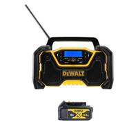 Dewalt Dcr029 18V Xr Compact Dab & Bluetooth Radio With 1 X 4Ah Battery