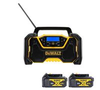 Dewalt Dcr029 18V Xr Compact Dab & Bluetooth Radio With 2 X 4Ah Batteries
