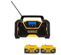 Dewalt Dcr029 18V Xr Compact Dab & Bluetooth Radio With 2 X 5Ah Batteries