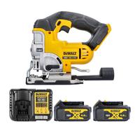 Dewalt Dcs331 18V Xr Li-Ion Cordless Jigsaw With 2 X 4Ah Batteries & Charger