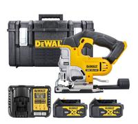 Dewalt Dcs331 18V Xr Li-Ion Cordless Jigsaw With 2 X 4Ah Battery, Charger & Ds300 Case