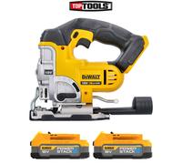Dewalt DCS331N Cordless 18V XR Li-Ion Jigsaw With 2 x 1.7Ah Batteries