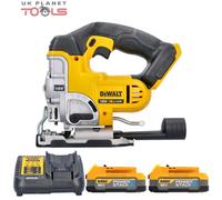Dewalt DCS331N Cordless 18V XR Li-Ion Jigsaw With 2 x 1.7Ah Batteries & Charger