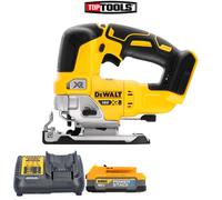 DeWalt DCS334 18V Brushless Top Handle Jigsaw With 1 x 1.7Ah Battery & Charger