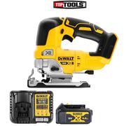 DeWalt DCS334 18V Brushless Top Handle Jigsaw With 1 x 4.0Ah Battery & Charger