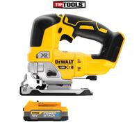 DeWalt DCS334 18V XR Brushless Top Handle Jigsaw With 1 x 1.7Ah Battery