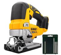 Dewalt Dcs334N 18V Xr Cordless Brushless Top Handle Jigsaw Bare Unit + 10 Blades