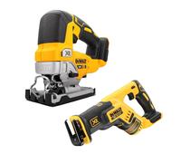 DeWalt DCS334N 18v XR Cordless Brushless Top Handle Jigsaw & DCS367N Recip Saw