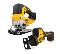 Dewalt Dcs334N 18V Xr Cordless Brushless Top Handle Jigsaw & Dcs369N Recip Saw