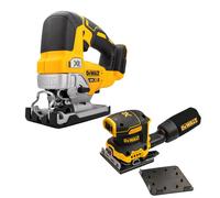DeWalt DCS334N 18v XR Cordless Brushless Top Jigsaw & DCW200N Orbital Sander