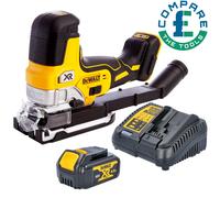 DeWalt DCS335 18V XR Brushless Grip Jigsaw With 1 x 4.0Ah Battery & Charger
