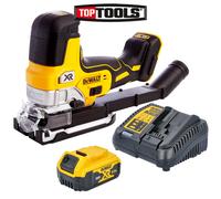 DeWalt DCS335 18V XR Brushless Grip Jigsaw With 1 x 5ah Battery & Charger