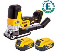 DeWalt DCS335 18V XR Cordless Brushless Grip Jigsaw With 2 x 5.0Ah Batteries