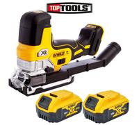 DeWalt DCS335 18V XR Cordless Brushless Grip Jigsaw With 2 x 5ah Batteries