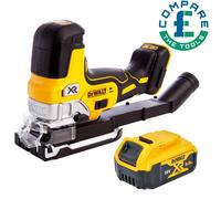DeWalt DCS335 18V XR Li-Ion Brushless Grip Jigsaw With 1 x 5.0Ah Battery