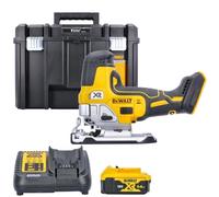 DeWalt DCS335N 18V Brushless Grip Jigsaw with 1 x 5.0Ah Battery & Charger in Case