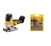 DEWALT DCS335N-XJ Cordless Brushless Grip Jigsaw - 18V XR Li-Ion - Bare Unit + Suitable Power Tool Accessory