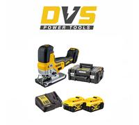 DeWalt DCS335P2 18V XR Brushless Grip Jigsaw Bare Unit, 2xDCB184,DCB115 and Case