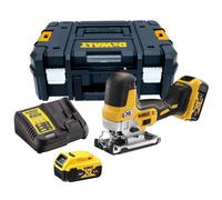 Dewalt Dcs335P2 18V Xr Cordless Brushless Body Grip Jigsaw - 2 X 5.0Ah Batteries