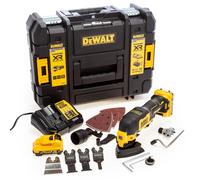 Dewalt DCS353D2 XR Brushless Multi Tool 12V 2 x 2.0Ah 29 Accessories + Tstak