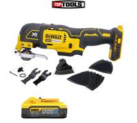 Dewalt DCS355 18V Brushless Oscillating Multi-Tool with Acc. & 1 x 5Ah Battery