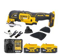 Dewalt Dcs355 18V Brushless Oscillating-Multi Tool With Accessories 2 X 5Ah Batteries & Charger
