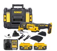 Dewalt Dcs355 18V Brushless Oscillating-Multi Tool With Accessories 2 X 5Ah Batteries, Charger & Case (Without Inlay)