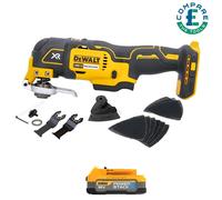 Dewalt DCS355 Oscillating Multi-Tool 18V Cordless BL Acc + 1 x 1.7Ah Battery
