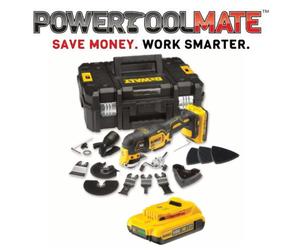 DeWalt DCS355D2 18V XR Brushless Multi-Tool & Accessory Kit 2 x 2.0Ah Batteries