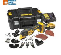 DeWalt DCS355M2 18v XR Brushless Oscillating Multi-Tool 2x 4.0Ah Batts