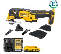 Dewalt DCS355N 18V Brushless MultiTool With Acc. + 1 x 2.0 Ah Battery & Charger