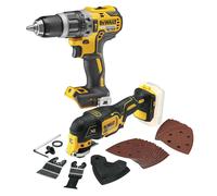 DEWALT DCS355N 18V MULTI TOOL XR BRUSHLESS OSCILLATING + DCD796N COMBI DRILL NEW