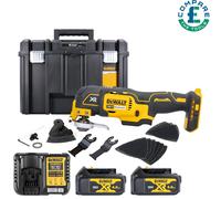 DeWalt DCS355N 18V MultiTool With Acc. + 2 x 4.0Ah Batteries, Charger & Case